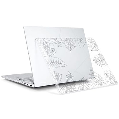 Batianda for ASUS Zenbook 14 OLED Case (UX3405 / UM3406) 2024 2025 Release, Slim Plastic Hard Shell Protective Cover with Artistic Designs, Ultra-Thin Lightweight Laptop Case, Leaves - color: Leaves
