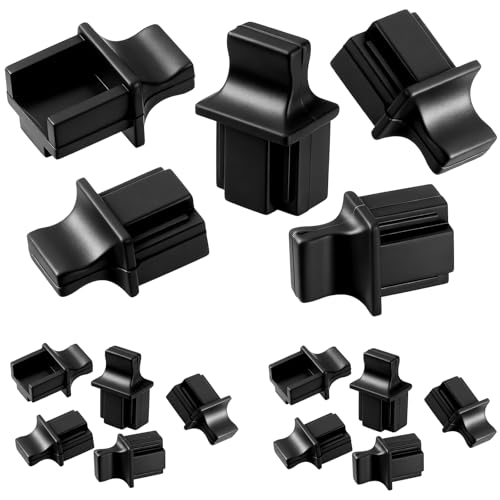 50 Pcs RJ45 Dust Covers Ethernet Port Plugs Protector Stopper Silicone Cap for TV, Computer, Other Devices(Black)