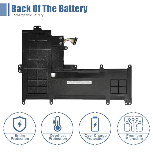 C21N1530 Laptop Battery, 7.6V 38Wh 5000mAh Compatible with ASUS Chromebook C202 C202SA C202SA-2A C202SA-YS02 Series Notebook 2ICP134/59/4 - size: 9.25 * 5.83 * 0.43 inch C21N1530