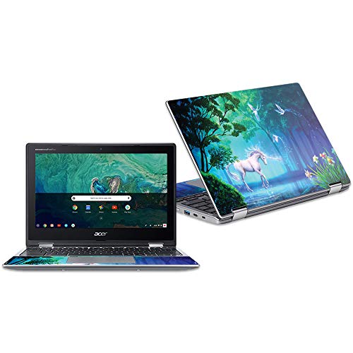 MightySkins Skin Compatible with Acer Chromebook Spin 11" CP311 - Unicorn Fantasy | Protective, Durable, and Unique Vinyl Decal wrap Cover | Easy to Apply, Remove, and Change Styles | Made in The USA - color: Unicorn Fantasy