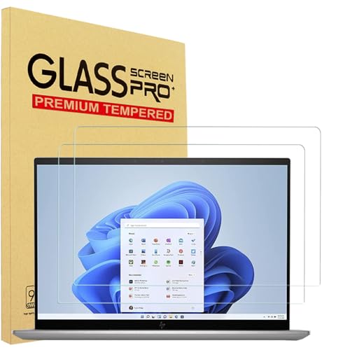 YINOVEEN Tempered Glass Screen Protector for HP 16 inch Laptop | 2 Pack,HP Envy 16/OmniBook 3&5&7 16/Spectre x360 16/ZBook 16/OMEN 16/EliteBook/Pavilion 16/ProBook 16 - color: Tempered Glass