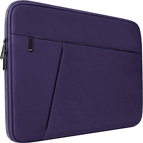 Laptop Case Bag 15.6 inch, Shockproof Protective Computer Carrying Cover with Front Pocket, Briefcase Handbags Laptop Sleeve for 15.6 inch HP, Dell, Acer, Asus, Notebook, Purple - color: Purple, size: 15.6 inch