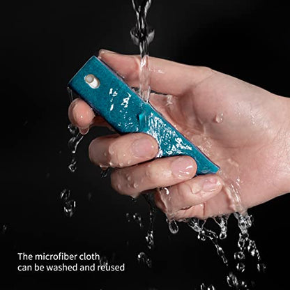 CLICK CLEAN Screen Cleaner, Fingerprint Proof Screen Cleaner Spray, All-in-One Cleaner with Microfiber and Shell for All Phones, Laptop and Tablet Screens (Blue) - color: Blue