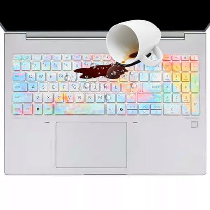 Colorful Keyboard Cover for 2026 2025 2024 HP ProBook 460 465 G11 16", HP EliteBook 660 665 G11 16"/EliteBook 460 465G11 16 inch Laptop Accessories Protective Keyboard Cover Skin US Layout - color: Dazzle