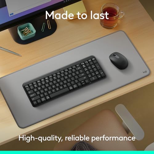 Logitech K250 Compact Bluetooth Wireless Keyboard with Numpad - Graphite | Bluetooth connectivity only, no USB receiver, compact design, spill-resistant, comfortable keys, Windows MacOS compatible - color: Graphite, style: Keyboard