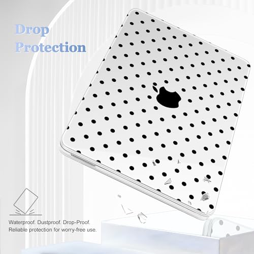 Tuiklol for 2026 MacBook Neo 13 Inch A18 Pro Chip Case, (Model A3404) Anti-Scratch Anti-Drop Slim Hard PC Shell Case with Shockproof Protective MacBook Neo Laptop Cover, Spot-Black - color: Spot-Black