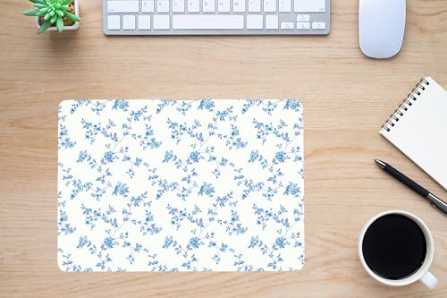 LanBaiLan Compatible with MacBook Pro 14 inch Case 2026 2025 2024 2023 2022 2021 M5 M4 M3 M2 M1 A3434 A3112 A3185 A3401 A2918 A2992 A2779 A2442, Protective Case & Keyboard Cover, Blue Flower - color: Blue and white porcelain