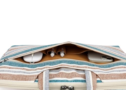 DACHEE Laptop Shoulder Bag for 15 Inch/15.6 Inch Macbook Pro - color: Bohemian Strip(07)