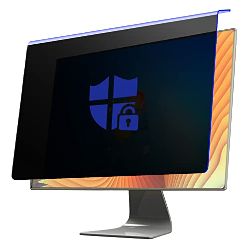 Removable 19-24 Inch Computer Privacy Screen, Filter Blue Light Anti-Scratch Protect Eyes, for 16:9 Aspect Ratio Widescreen Laptop Monitor - Hanging Type / 22in/490x317mm - size: 22in/490x317mm