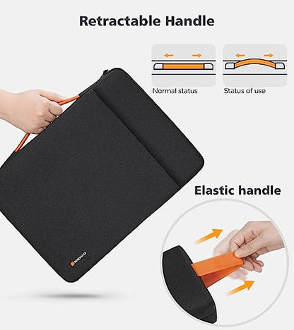 NIDOO 17.3 inch Laptop Sleeve Computer Carrying Case for 17.3" Lenovo Legion 5 / 5i / IdeaPad L340 / HP Gaming Pavilion 17 / Envy Laptop 17 / Acer Chromebook 317 / Asus ZenBook Pro 17 / Dell G7 17 - color: Black, size: 17.3 Inch
