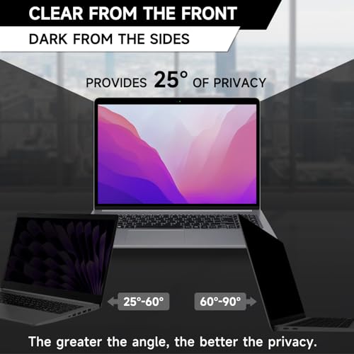 2 Pack Privacy Screen Compatible with MacBook Pro 16 Inch Screen Protector (2021-2024, M1, M2, M3, M4), Anti Blue Light Glare & Anti Scratch Computer Privacy Shield for Mac Pro 16.2" - size: MacBook Pro 16 Inch (2021-2024, M1/M2/M3/M4)
