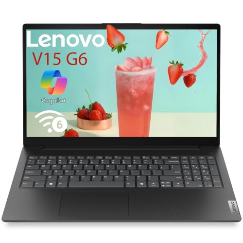 Lenovo Portable Laptop for Business and Student with Office 365, 15.6" FHD, 8GB DDR4 RAM, 256GB PCIe SSD, Intel Dual-Core, WiFi 6, Bluetooth 5.2, USB-C, Fast Charging, Windows 11