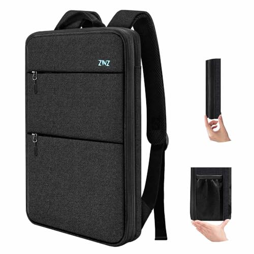 Slim & Expandable Laptop Backpack 15 15.6 16 Inch Case, Water Resistant Travel Backpack Compatible with MacBook Pro/Neo 16" 15", Dell XPS 15 16 and Most 15" 15.6" 16" Notebooks，B04K01 - color: B04k01, size: 15"-16"