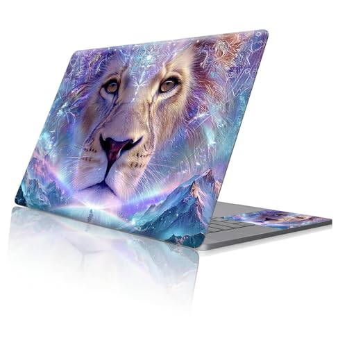 Reusable Universal Laptop Skin Sticker, Cut to Fit for 11.6–15.6 Inch Laptops, Waterproof Protective Film, No-Residue - Galaxy Lion - color: Galaxy Lion