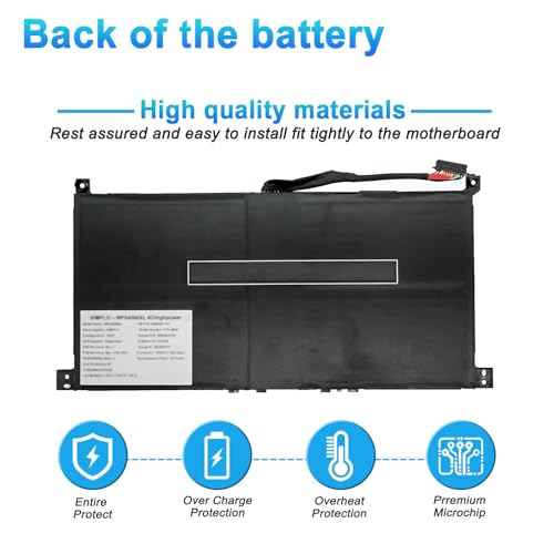 WF04XL M90073-005 Battery Replacement for Hp Spectre 13 X360 13-ae000 13-ae049ng 13-ae040ng 13-ae006no 13-ae001ng Series WFO4XL HSTNN-OB2Y TPN-IB0O M89926-1D1 M89926-AC1 - size: 10.63*3.94*0.24inch WF04XL
