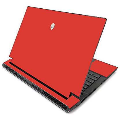 MightySkins Skin for Alienware m17 R2 (2019) - Solid Red | Protective, Durable, and Unique Vinyl Decal wrap cover | Easy To Apply, Remove, and Change Styles | Made in the USA (ALWM17R219-Solid Red) - color: Red