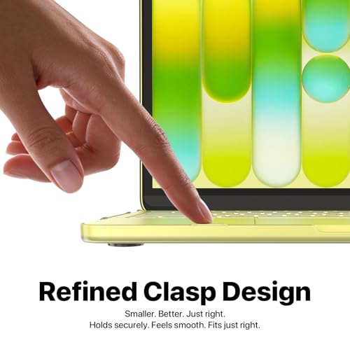 Macaset for MacBook Neo Case 13 inch 2026 A3404 - Citrus Clear | Scratch & Fingerprint Resistant | Perfect Fit | 100% Match Official Color | Matte Hard Shell Yellow Cover - color: Citrus Clear