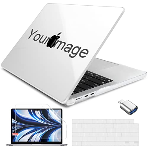 Batianda Customizable Case for MacBook Air 13.6" M2-M5 Chip, Custom Design | 4-in-1 set with custom artwork, slim hard shell protection for students, creators, gifts and personal style - color: Customizable
