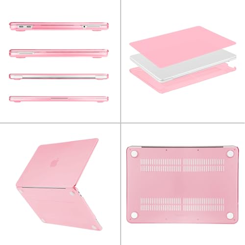 MOSISO Compatible with MacBook Neo Case 13 inch 2026 A3404 A18 Pro Chip | Scratch-Resistant Ultra-thin Protective Hard Shell Case Cover, Pink - color: Pink
