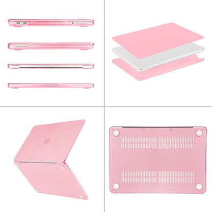 MOSISO Compatible with MacBook Neo Case 13 inch 2026 A3404 A18 Pro Chip | Scratch-Resistant Ultra-thin Protective Hard Shell Case Cover, Pink - color: Pink