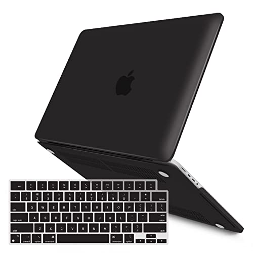 IBENZER Compatible with MacBook Pro 14 Inch Case 2026 2025 2024 2023 2022 M5 M4 M3 M2 M1 A3434 A3112 A3185 A3401 A2918 A2992 A2779 A2442 Mac Pro/Max,HardShellCase&KeyboardCover,Black,T14BK+1 - color: Black, size: For Macbook Pro 14" with Touch ID