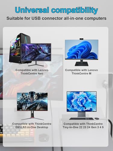 90W AC Power Adapter for Lenovo Thinkcentre Neo 50a 50q 30a M70q M73 M75q M80q M83 M90q M93p M700 M710 M710q M715q M720 M900 M910 M910q m53 m90n-1 m910q m92p Tiny/All-in-One Desktop Charger