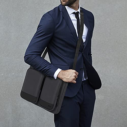 Alfheim Laptop Bag 14-14.2 inch Laptop Cover, 360° Protective Waterproof Shockproof Lightweight MacBook Air 15 Notebook Briefcase, Compatible with ASUS Lenovo Dell Samsung - color: Dark Grey, size: 14"