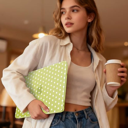 May Chen for MacBook Neo Case 13 inch 2026 | 100% Match Official Color | Pattern printing, Anti-Crack & Scratch & Fingerprint | Protective Hard Shell Cases Laptop Model A3404, Citrus - White Polka dot - color: Citrus - White Polka dot