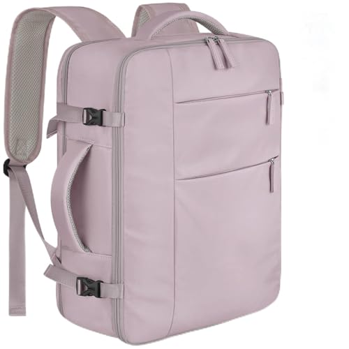 Capolo Travel Backpack for Women Men Waterproof Laptop Backpack Airlines Approved Carry On Backpack Bag Computer Bookbag for Business, Work, Traveling Fits 17 Inch Laptop(Dark Purple) - color: Dark Purple, size: 17 Inch