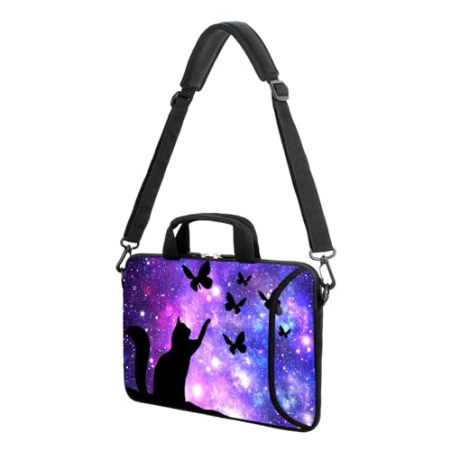 13" laptop bag laptop sleeve chromebook case adjustable shoulder strap with handle accessory pocket for men women (RYD-13-11) - color: Ryd-13-11