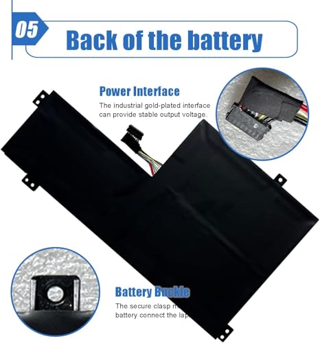 L17M3PB0 Laptop Battery Replacement for Lenovo Chromebook 100e 1st 2nd Gen | 11.25V 42Wh 3635mAh, For Chromebook 100e 300e 2nd Gen C340-11 S340-14 500e 1st 2nd Gen Series, L17C3PG0 L17L3PB0 L18D3PG1
