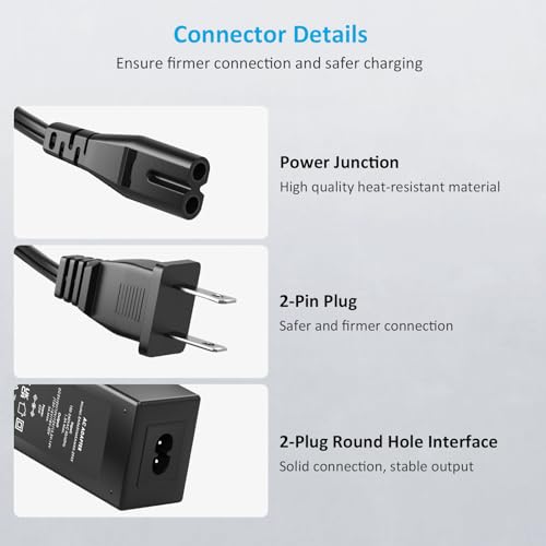 65W 16Tips Universal Laptop Charger Power Supply AC Adapter for HP Lenovo Dell Asus Acer Samsung LG IBM Google Toshiba Sony Fujitsu Gateway Notebook Ultrabook Fast Chromebook Charger Cord