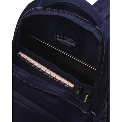 Under Armour Unisex-Adult Hustle 6.0 Backpack, (412) Midnight Navy/Midnight Navy/White, One Size Fits Most - color: (412) Midnight Navy / Midnight Navy / White, size: One Size