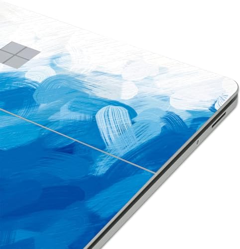 Ultra Thin Protective Cover Skin Decal Sticker for 2023 Microsoft Surface Laptop Studio 2, Easy Apply, Anti-Scratch, Residue Free Vinyl Skin [Blue Paint] - color: Blue Paint, size: Surface Laptop Studio 2