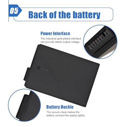 53.5Wh XVJNP Laptop Battery Replacement for Dell Latitude 5430 Rugged Latitude 7330 Rugged Series 6JRCP 06JRCP M0TN3 0M0TN3 KD1CT 451-BCWQ 11.4V - size: 5.08*3.37*0.59 inch XVJNP