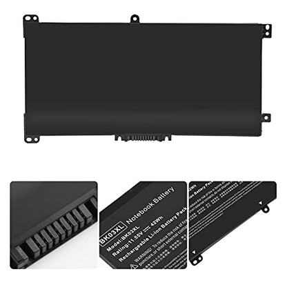 BK03XL HSTNN-LB7S HSTNN-UB7G Battery for HP Pavilion X360 14-BA000 14M-BA000 14m-ba011dx 14m-ba013dx 14m-ba014dx 14m-ba015dx 14m-ba114dx 14-ba000 14-ba175nr 14-ba110nr 14-ba253cl 14-ba125cl 14-ba175nr - size: 7.24*3.5*0.24inch