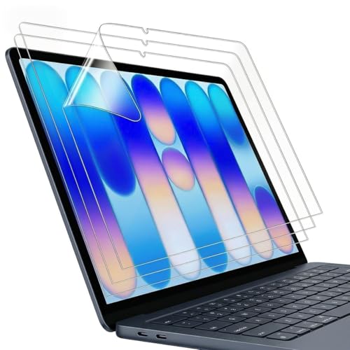 T Tersely 3 Pack Screen Protector for MacBook Neo 13" 2026 A3404 A18 Pro | PET clear film, ultra HD full coverage, 9H scratch resistant, bubble-free fit for 2026 MacBook Neo 13" A3404 A18 Pro