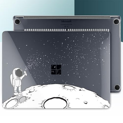 Batianda AstroGrid Case for Microsoft Surface Laptop 15 inch, Astronaut | Fits Surface Laptop for Business 8th Edition 2026 & Surface Laptop 7 2024, 4-in-1 Accessories Bundle, Slim Durable Hard Shell - color: Astronaut