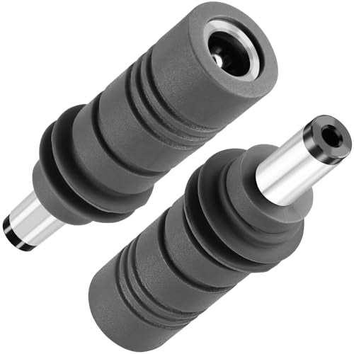 Yeebline DC 5521 Adapter, 2 Pack 100W PD DC 5.5mm x 2.1mm Male to Female Plug Power Charging Connector Charger Adapter Suitable for Starlink Mini (DC5521 Male to Female) - style: DC5521 Male to Female