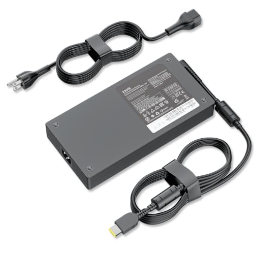 230W Gaming Laptop Charger for Lenovo Legion 5 7 ThinkPad LOQ Power Supply | Compatible with Lenovo ThinkPad P73 P72 P52 P53, LOQ 15 16, IdeaPad P15 P16, ADL230SCC3A ADL230SDC3A SA10R16890 AC Adapter