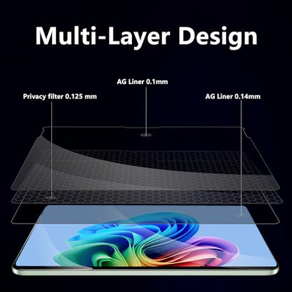 Megoo Privacy Screen Protector for Surface Laptop Studio 2/1 14.4 Inch, Anti-Spy, Anti-Glare, Blue Light & UV Blocking, Magnetic Nano Technology, Removable Design - size: Laptop Studio 14.4"