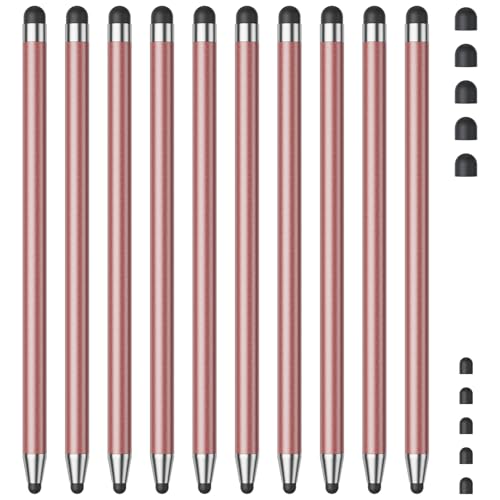 Stylus (10Pcs), Stylus Pen for Touchscreen, High Precision and Sensitivity Stylus Pen for Android Smartphone and Tablets, Compatible with Capacitive Touch Screen (Watermelon red) - color: watermelon red