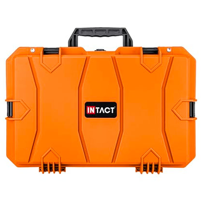 Eylar 21.6" Intact Series Carry-On Hard Camera Case, Lightweight and Durable Stacker Design with Foam (Orange) - color: Orange