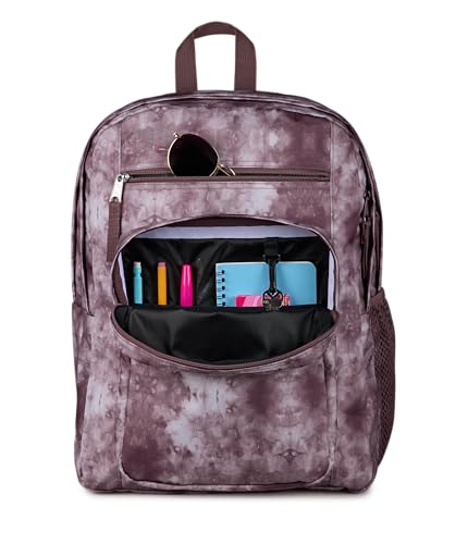 JanSport Laptop Backpack - Computer Bag with 2 Compartments, Ergonomic Shoulder Straps, 15” Laptop Sleeve, Haul Handle - Ice Dye - color: Ice Dye Mahogany