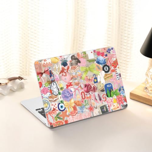 AKIT for MacBook Air 13 inch Case M5 M4 M3 M2 2026-2022, Diverse Collage | A3449 A3240 A3113 A2681,Funny Unique Pattern Hard Shell Laptop Case+Screen Protector+Keyboard Cover for MacBook Air 13.6 inch - color: Diverse Collages