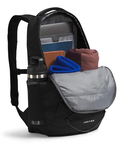 The North Face Jester Everyday Laptop Backpack, TNF Black-NPF, One Size | Commuter Daypack, Water Repellent, Laptop Sleeve - color: Tnf Black-npf