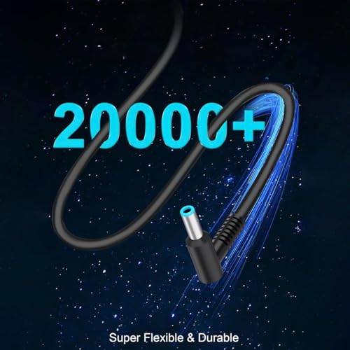 SZGUDULO 45W 19.5V 2.31A Charger for HP Laptop Computer Smart Blue Tip | Compatible with HP Pavilion x360 11 13 15, Zbook 14u G4 G5 15u 15, Notebook 14 15 17, Stream11 13 14, ProBook, EliteBook - color: black-4