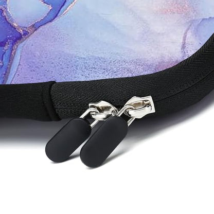 15.6" Laptop Sleeve 14" 15" 15.4" Chromebook Case Ultrabook Case Notebook Sleeves PC Messenger Bag (Purple) - color: Purple