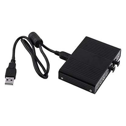 USB Audio Adapter External Sound Card with SPDIF Digital Audio Sound Cards 6 Channel 5.1 Surround USB Sound Card with Line in External Sound Card Exwindows 10