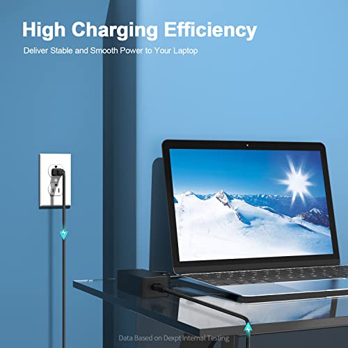 65W AC Adapter Replacement for Dell Docking Station D1000 D3100, Thunderbolt Dock TB15 K16A K16A001 Ultra HD 4K Triple Display Wireless Power Adapter Supply Cord